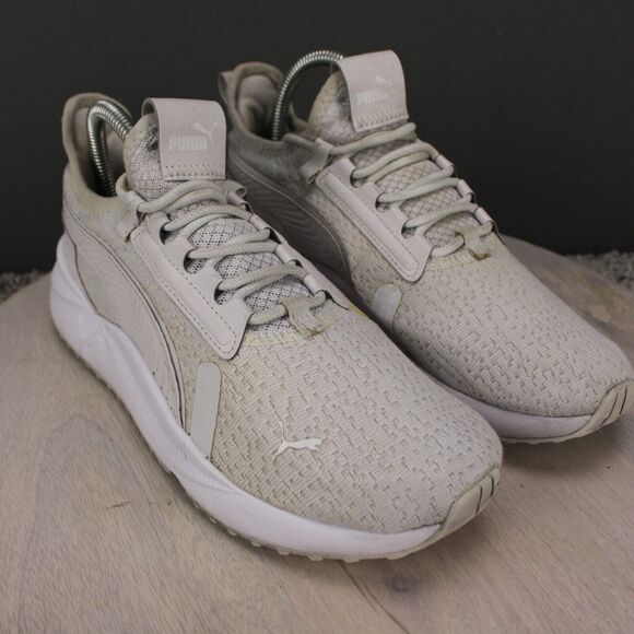 Puma Pacer Athletic Sneakers Lace Up Womens 7.5 Gray Mesh - Picture 2 of 9